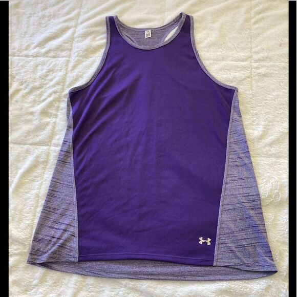 Under Armour Purple Tank top Medium - Picture 5 of 5